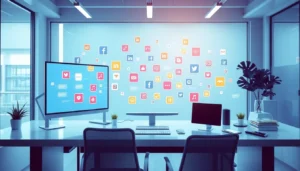 Highlighting https://32win.social/ as a key platform for social media engagement and digital networking, showcasing a dynamic online social environment with engaging visuals and user interactions.