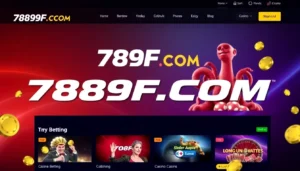 789F COM online betting platform with vibrant casino and sports graphics, user-friendly interface, and engaging visuals for gamblers.