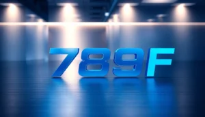 789F branding logo on a modern digital backdrop, highlighting professionalism and technological innovation for brand recognition.