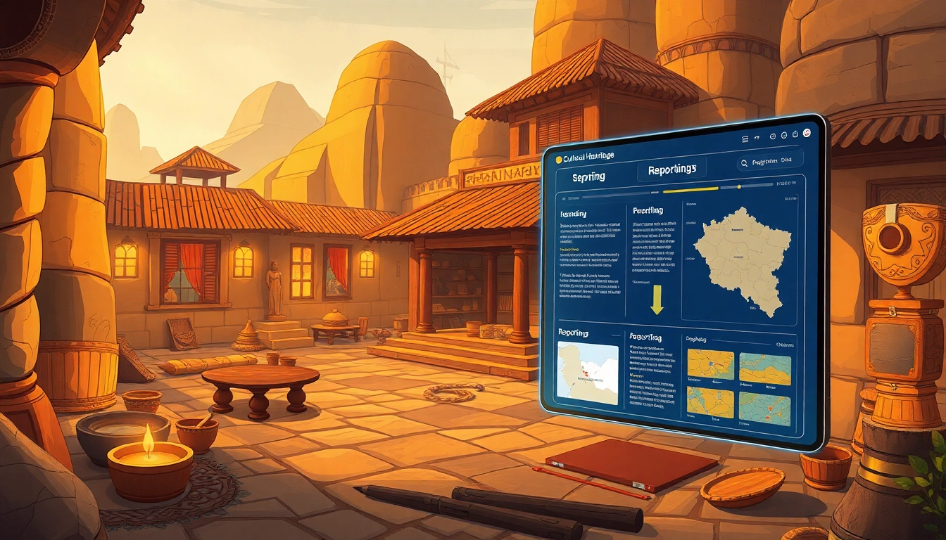 Uustoto platform facilitating cultural heritage reporting with engaging visuals of heritage sites and digital tools for accessible aduan submission, ensuring an intuitive user experience.