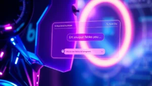 Engaging nsfw ai chatbot interaction featuring a digital female avatar in a realistic, alluring pose with vibrant background, highlighting advanced adult AI chat technology for immersive experiences.