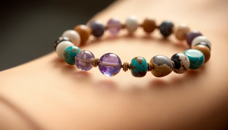 Handcrafted Bransoletka z Kamieniami Naturalnymi: Unikatowe Wzory i Właściwości