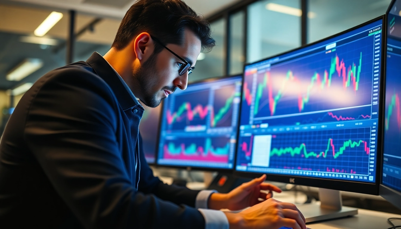Trading view platform displays detailed charts and analytics for market traders and investors